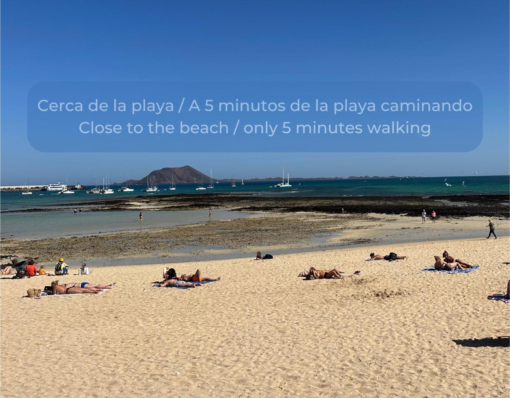 Maracuya Con Piscina, Terraza, Smart Tv, Cocina Completa Y Wifi Lejlighed Corralejo Eksteriør billede